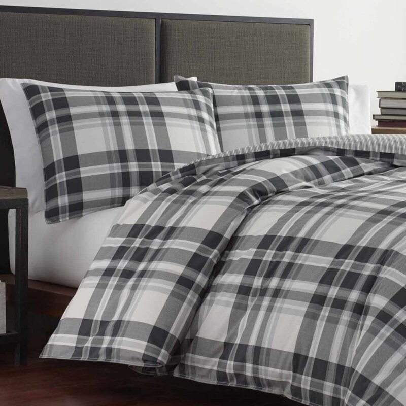 Eddie Bauer Buffalo Canyon Plaid w/ Ultra Soft Sherpa KING Size shops Comforter